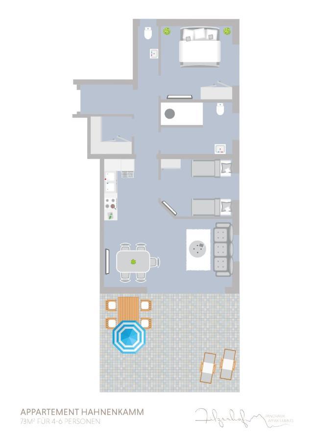 Panorama Appartements Filzerhof Kirchberg in Tirol Eksteriør bilde